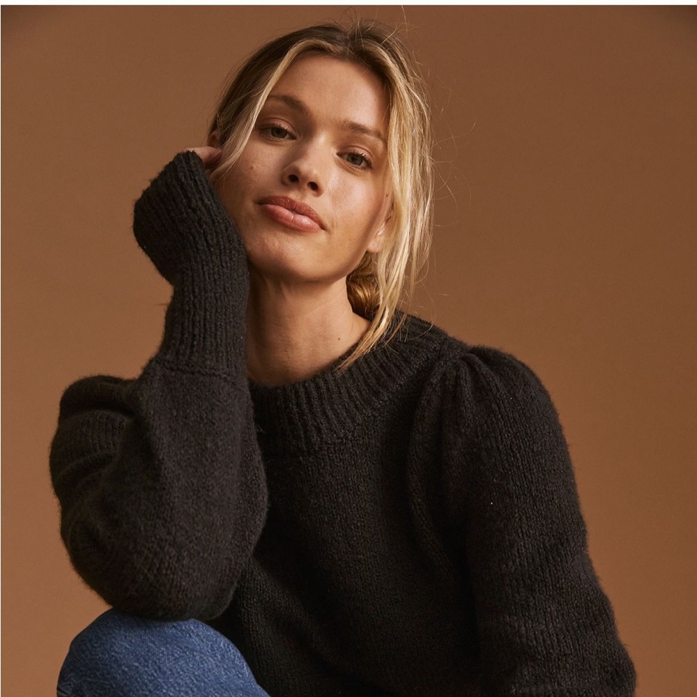 Anthropologie black sweater